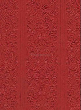 Embossed Eternity Red Matte A4 2-sided handmade, recycled paper, Close-up view | PaperSource